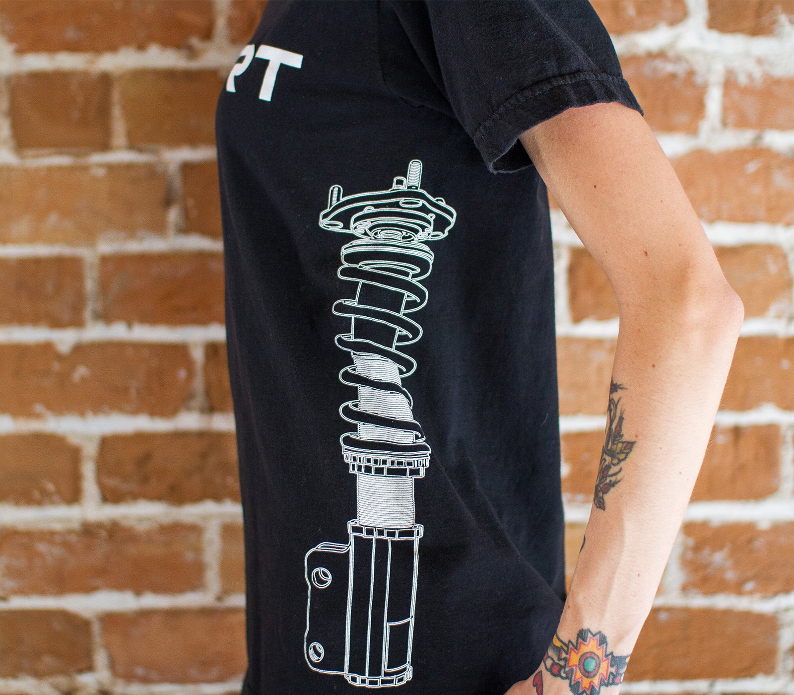 Black KSport classic coilover T-shirt — view 2