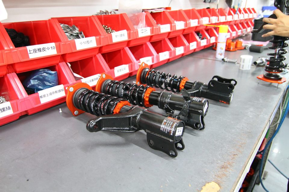 KSport coilover assembly and service components