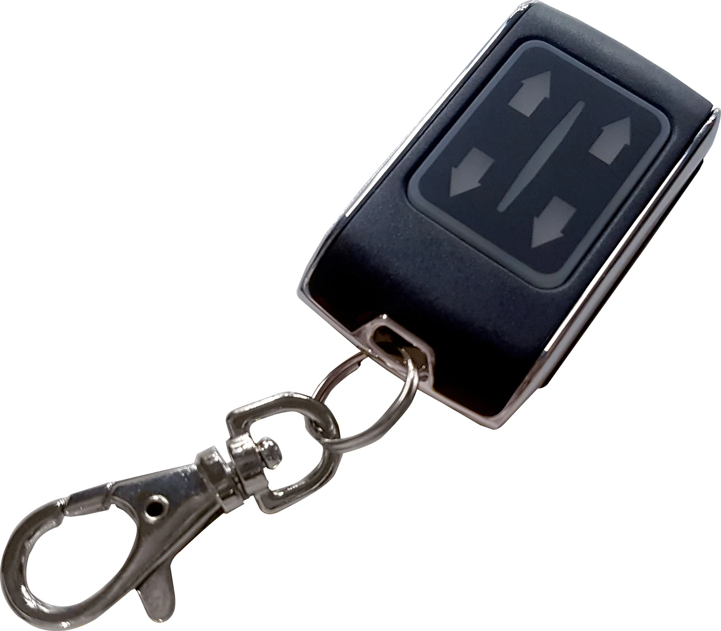 Actual included Deluxe wireless remote, shown separately