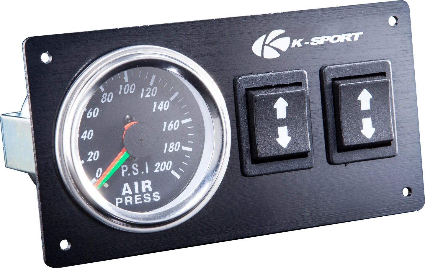 Actual Deluxe pressure gauge and electronic two-switch panel