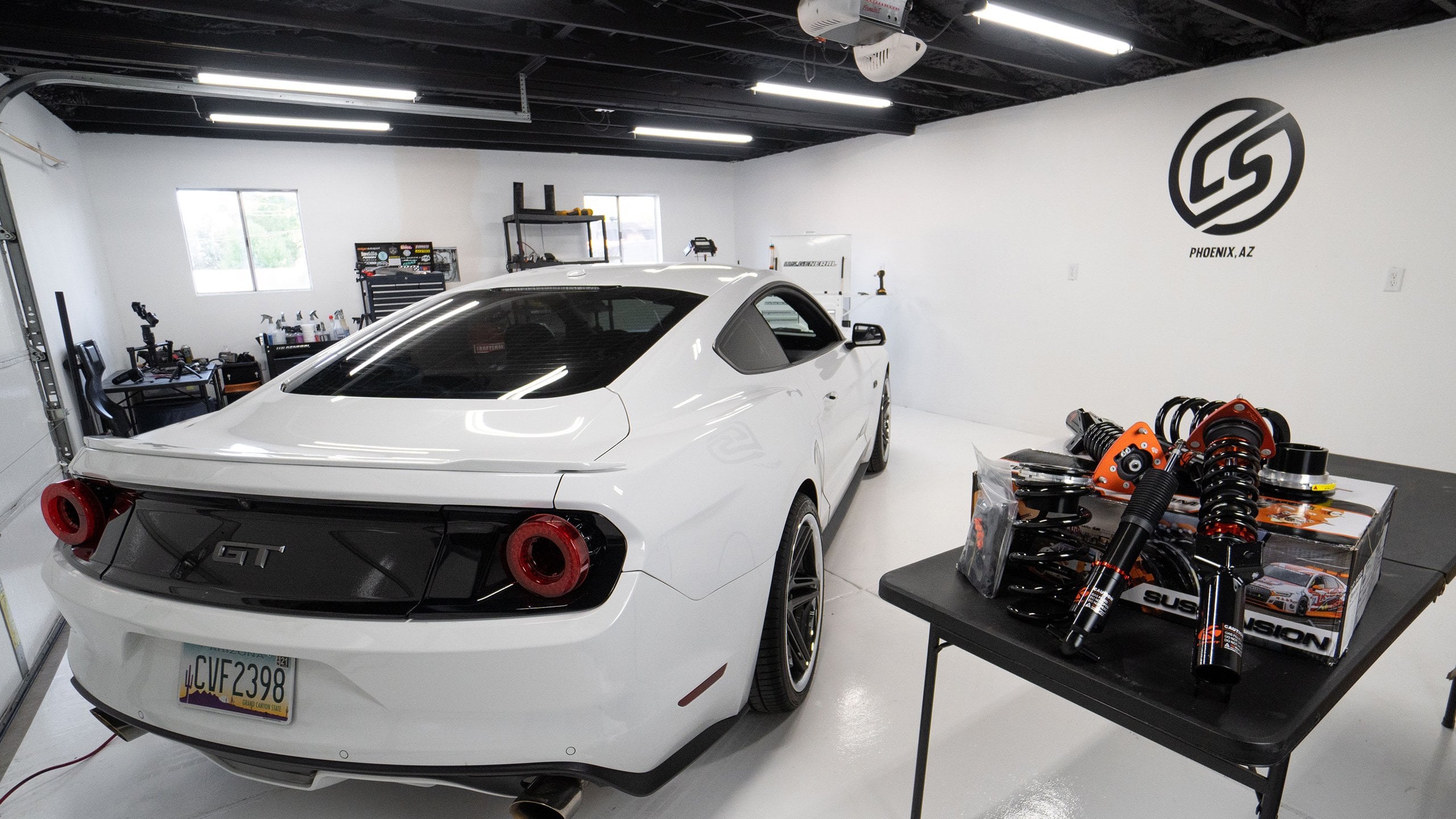 Ford Mustang GT and Ksport Coilovers